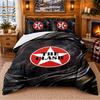 Printed 3Pcs Bedding Set The Clash Pattern Bed Sheet Pillowcase For Bedroom Decor