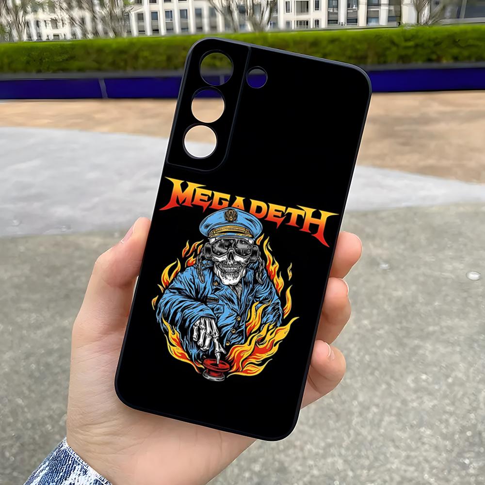 Rock Megadeth Music Phone Case For Samsung A25 A13 A33 5G A54 A36 A35 A56 A52 A14 Shockproof Soft Cover