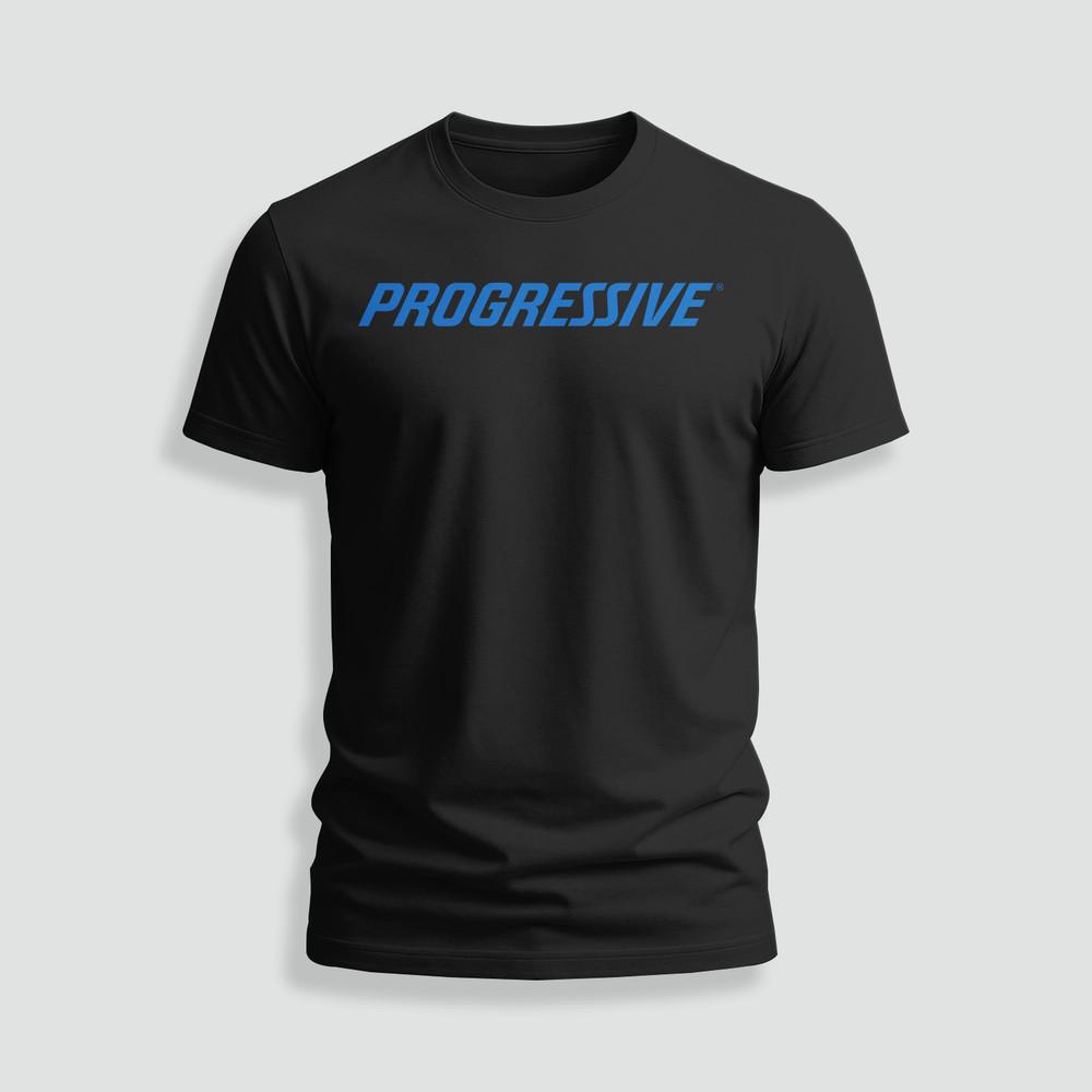 Забавная футболка с логотипом страховой компании PROGRESSIVE Размеры S-5XL Сделано в США Унисекс