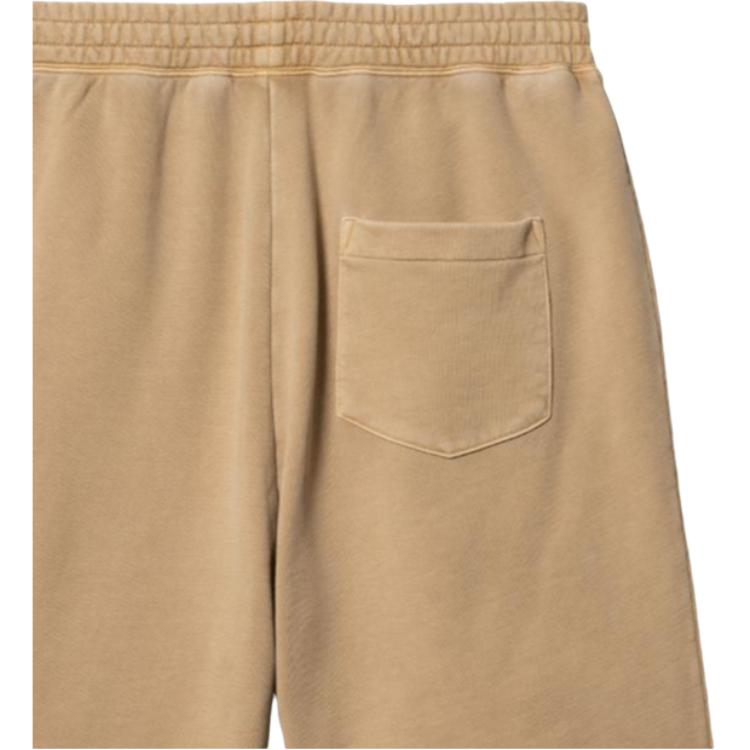 Carhartt WIP SS23 Флисовые свободные повседневные шорты с вышитым логотипом Мужские шорты I032161-07E-GD