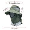 Summer Outdoor Sun Hats for Men Women Removable Hunting Fishing Sun Cap Hiking Camping Visor Wide-Brimmed Hat Fisherman Hat