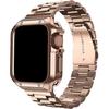 Ремешок из нержавеющей стали для Apple Watch Ultra 49 мм 10 46 мм 42 мм Чехол+ремешок из ТПУ для Iwatch 9 8 7 6 5 4 45 мм 44 мм 41 мм 40 мм Браслет