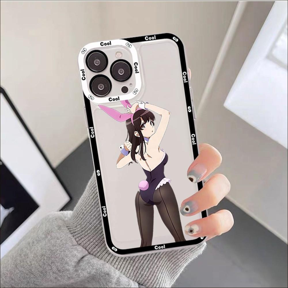 Anime Mai Sakurajima Phone Case For IPhone 11 12 13 14 Mini Pro Max XR X XS TPU Clear Case For 8 7 6 Plus SE 2020
