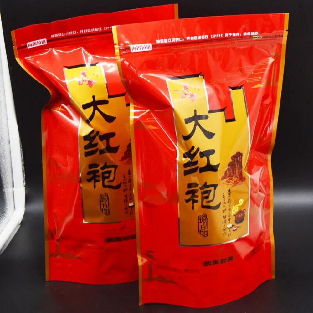 Новинка 2023 года, пакетик для чая DahongPao с застежкой-молнией, Wuyi Oolong Shui Xian DaHongPao, 200 г