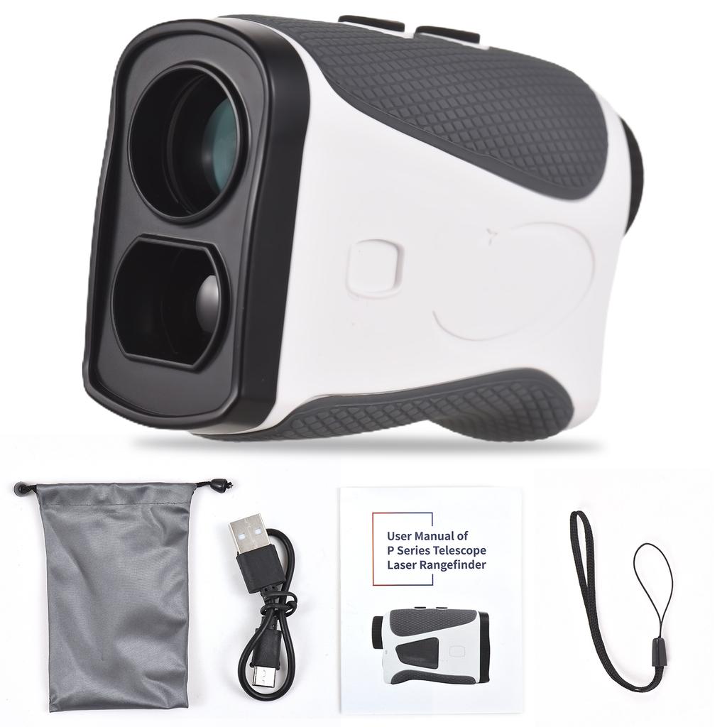 Golf Rangefinder With Slope Telescope 6x LCD 905nm Laser Type C Straight-line Horizontal Vrtical