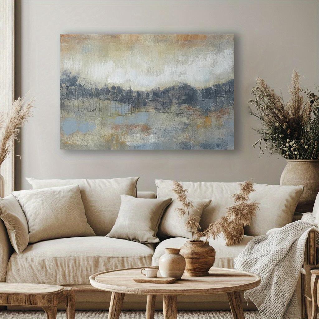 Картина на холсте - Премиальное качество для декора дома и офиса, идеально подходит для декора комнаты Холодный серый горизонт I' Картина на холсте