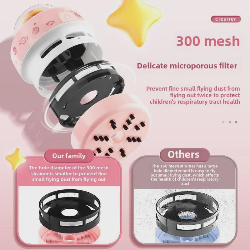 Мини-электрический настольный пылесос для стружки ластика и пепла от карандашей