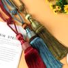 1 Pair Home Decor Large Simple Tie Backs Braided Tiebacks Holder Strap Tassel Curtain Rope