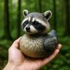 Настольное украшение Фигурка совы из смолы Уникальная креативная фигурка утки из дикой природы Статуэтка животного Имитация Офис