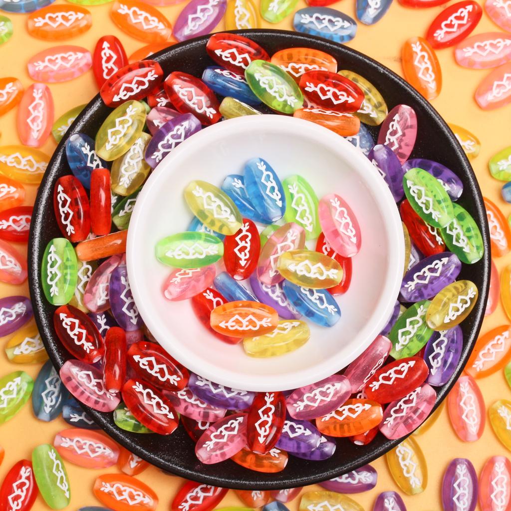 Товары для вечеринок 10 шт. бисерные аксессуары одна стрела через сердце модный брелок браслет ожерелье ручная работа своими руками изготовление ювелирных изделий свободные бусины