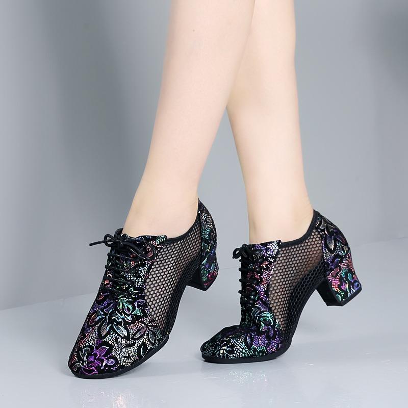 Высокие каблуки Женская танцевальная обувь Джаз Латиноамериканские бальные танцы Сальса Танцевальная обувь Женская тренировочная обувь Современная женская обувь
