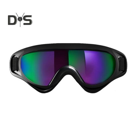 Очки для собак, ветрозащитные, пылезащитные, с защитой от запотевания, с защитой от ультрафиолета, солнцезащитные очки для домашних животных с регулируемым ремешком для путешествий с домашними животными, катания на лыжах