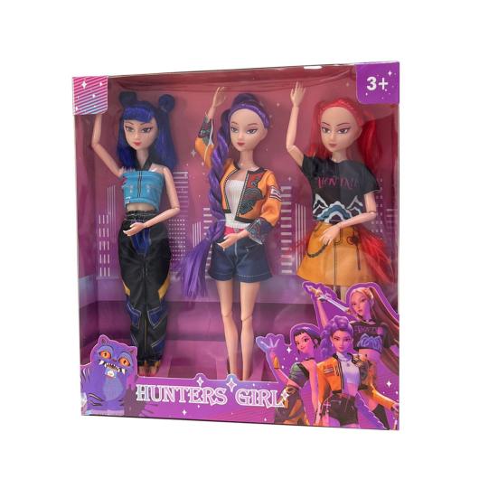 Виниловая фигурка Vinyl Hunters Girl Аниме Фильм Девушка Идол Экшн-фигурка с подвижными суставами Коллекционная Игрушка для ролевых игр Подарок для девочек
