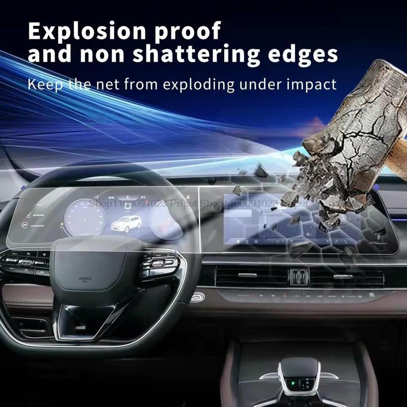 Tempered glass Screen protector For TIGGO 7 PRO MAX 2024 2025 12.3 INCH infotainment GPS navigation trument Protective film