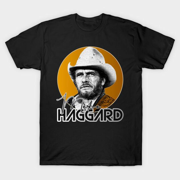 Retro Merle Haggard Gold Shirt Cotton Black All Size Unisex S-234XL CC257