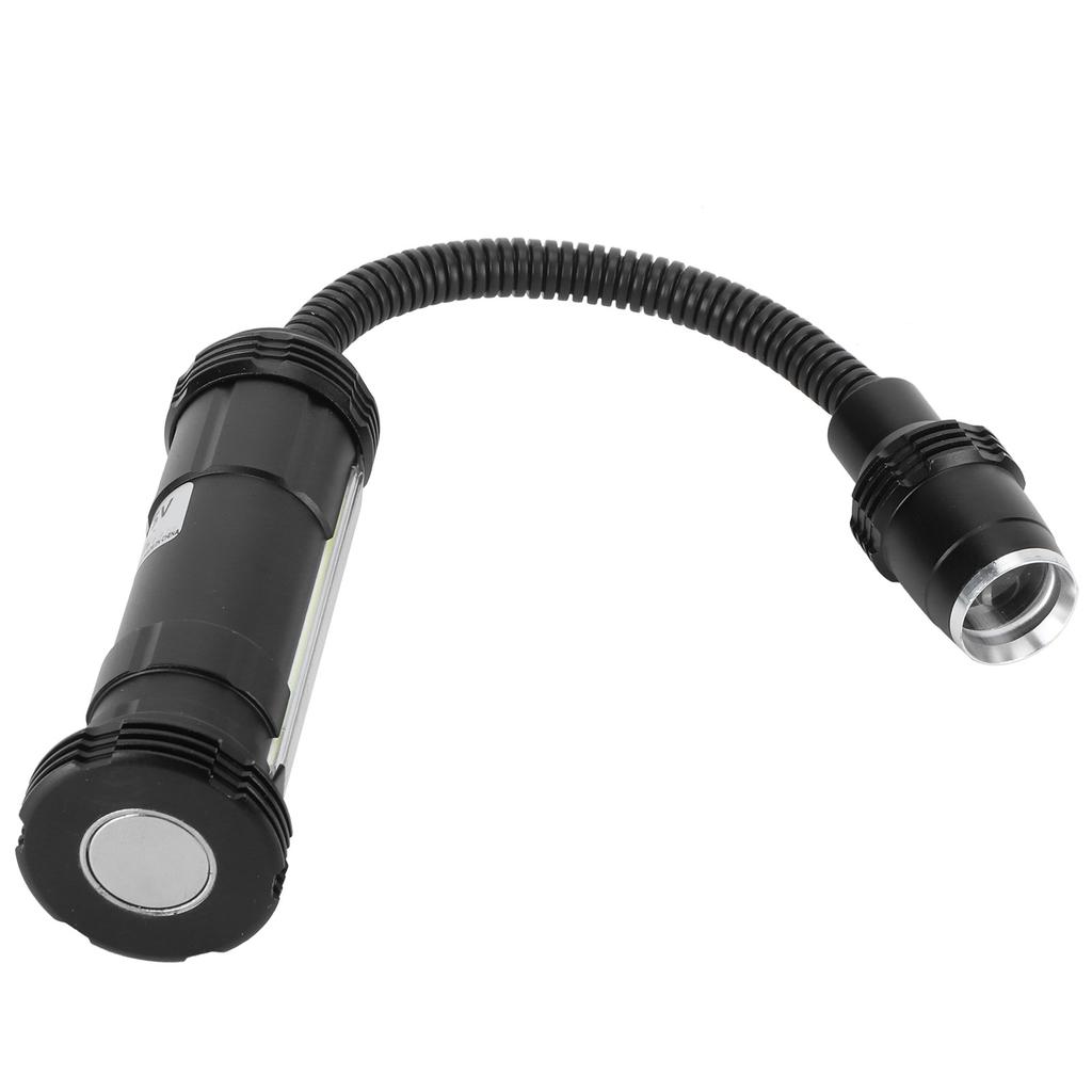 Светодиодный зум-фонарь для станка, рабочий свет, USB-зарядка, гибкая стойка, магнитный рабочий свет для токарного станка