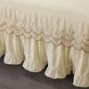 3 шт. кружевная юбка-кровать с рюшами, кружевная юбка, стильное покрывало в стиле принцессы, противоскользящее покрытие для двуспальной кровати 1,8 м с защитным ремешком