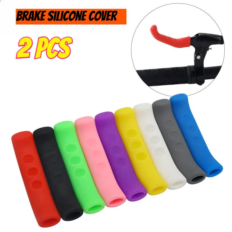 2Pcs Bicycle Brake Handle Cover Silicone Gel Anti-Skid Durable MTB Mountain Bike Brake Handle Cover Sleeve Cycling Accessories