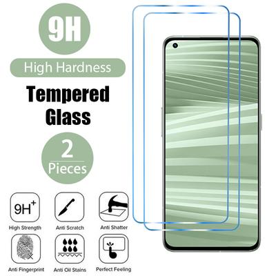 2 шт. закаленное стекло для Realme GT Neo 2 Q3T Q3S 9H защитное стекло для экрана для Realme 8 7 Pro 8i C35 C25 C21