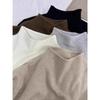 Korean Style Women's Slim Fit Semi-High Neck Sweater: Soft, Glutinous Autumn/Winter Pullover Knitwear Base Layer Top