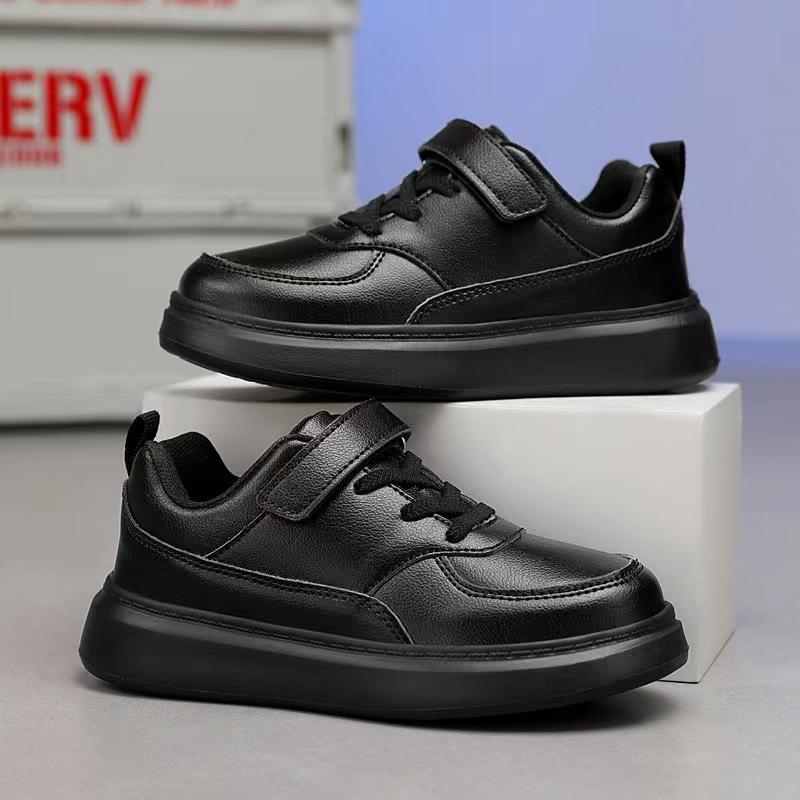 Boys Shoes Sports Shoes Autumn New Mesh Shoes Soft Sole Children Middle and Older Children Boys Mesh White Shoes Students