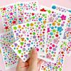 Gem Stickers: Kids' 3D Acrylic Crystal DIY Rhinestone Decorations, Colorful Cross-Border Designs for Girls