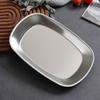 Smooth Edge Dessert Salad Plate Portable Food Serving Tray Picnic Dinner Plate  BBQ Party