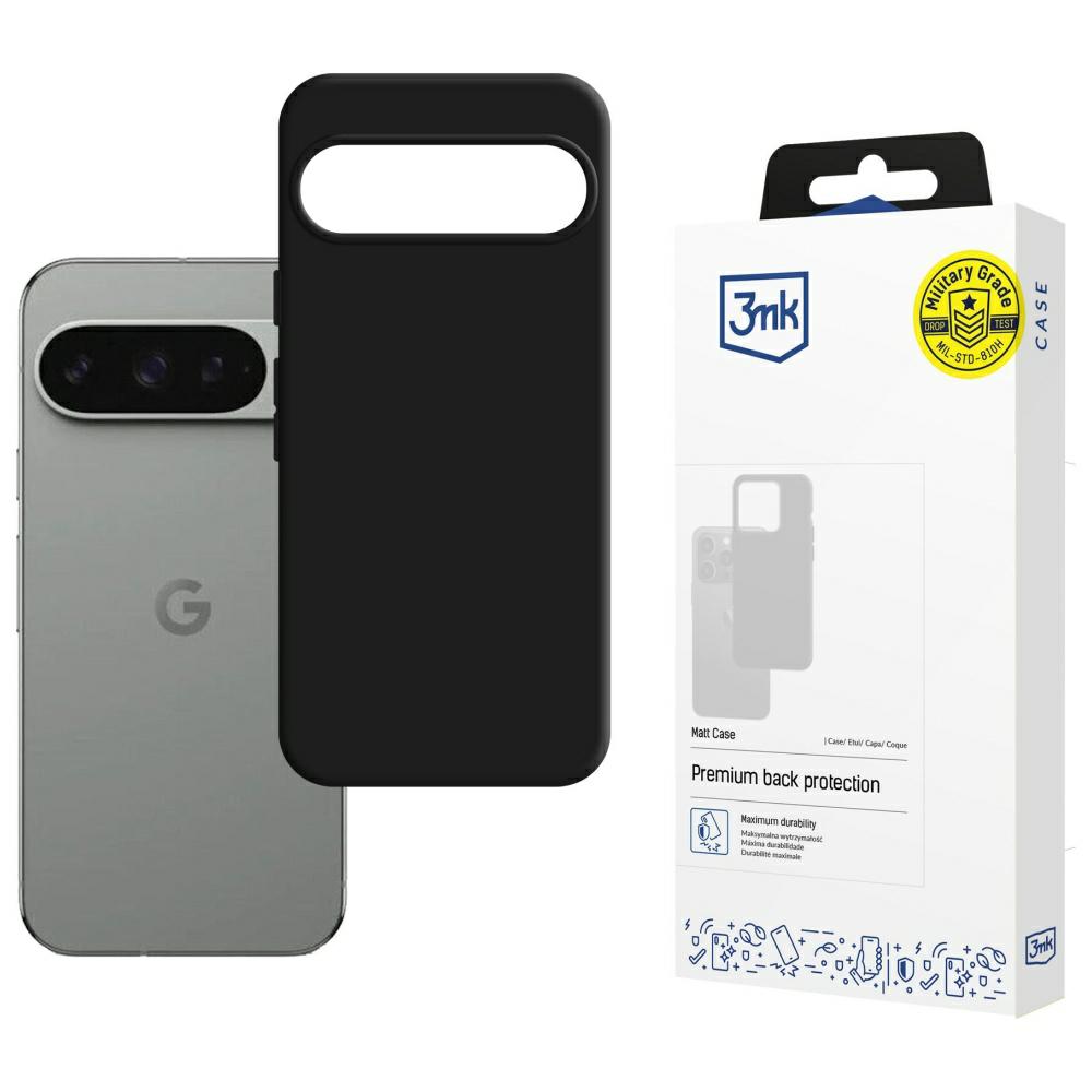 Etui 3Mk Matt Case Do Google Pixel 10/Google Pixel 10 Pro Czarny