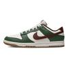Dunk Low Gorge Green Team Красные мужские кроссовки Белая резинка-Средне-коричневый FB7160-161
