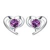 Design Sense Cold Wind Small Lock Fashion Zirconia Sparkling Classic Stud Earrings for Women Dazzling Female Elegant Accessories Timeless Jewelry