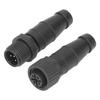 2pcs Male Female Terminators ABS Black Oil Resistant Heatproof Universal for NMEA 2000