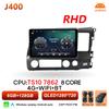 Android 16 Auto Carplay For Honda Civic 8th 8gen 2005 2006 2007 - 2012 Car Radio BT 5G Video Multimedia Player GPS DSP Stereo