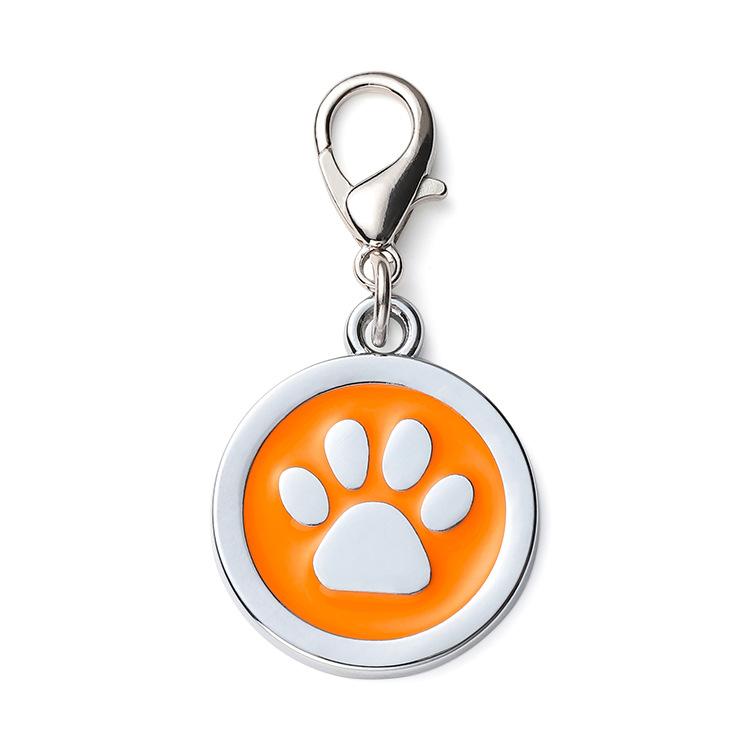 Ошейник для собак, устойчивый к ржавчине, декоративный, устойчивый к коррозии, двусторонний, с бесплатной гравировкой, для собак, кошек, идентификационная бирка, аксессуары для домашних животных