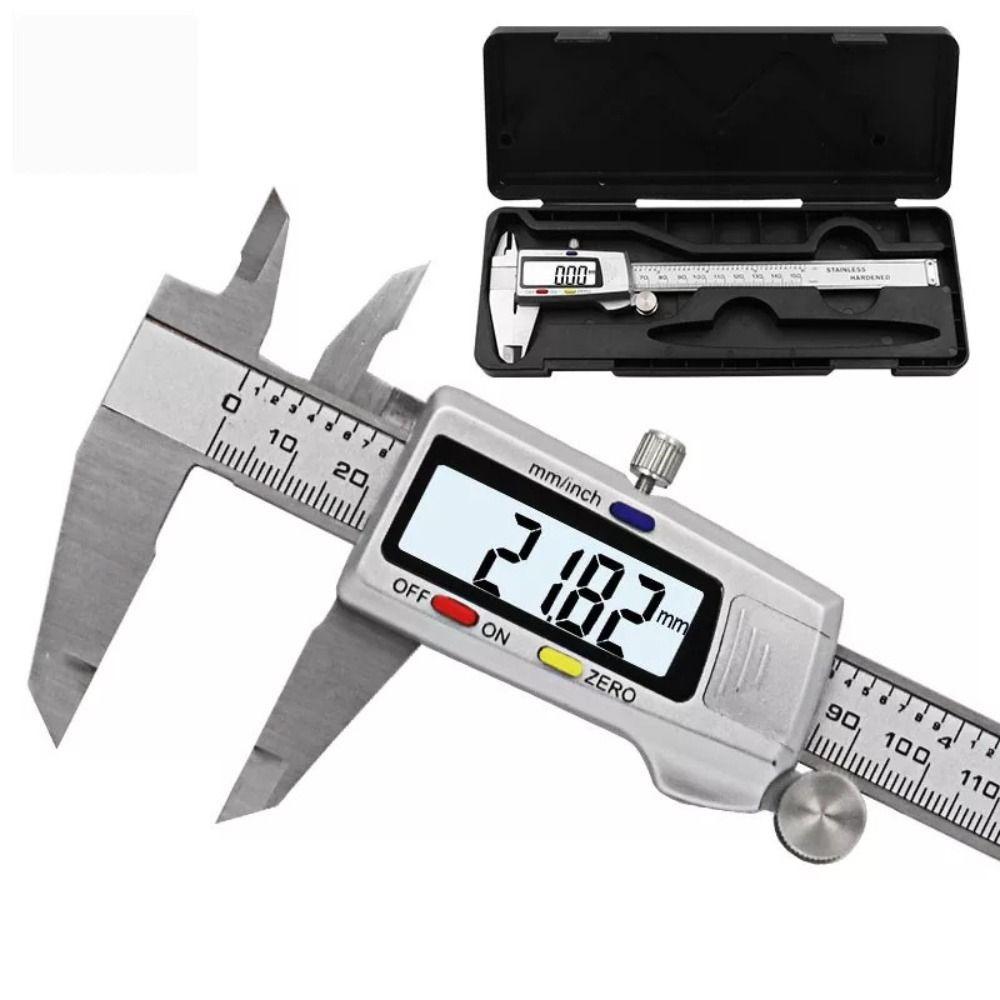 Depth Measuring Tool Vernier Calipers Stainless Steel Micrometer Ruler High Quality Metal Caliper