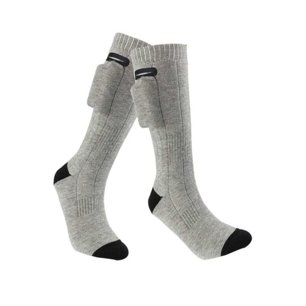 Temperature Control Electric Heated Socks Washable Winter Warm Stockings  Women