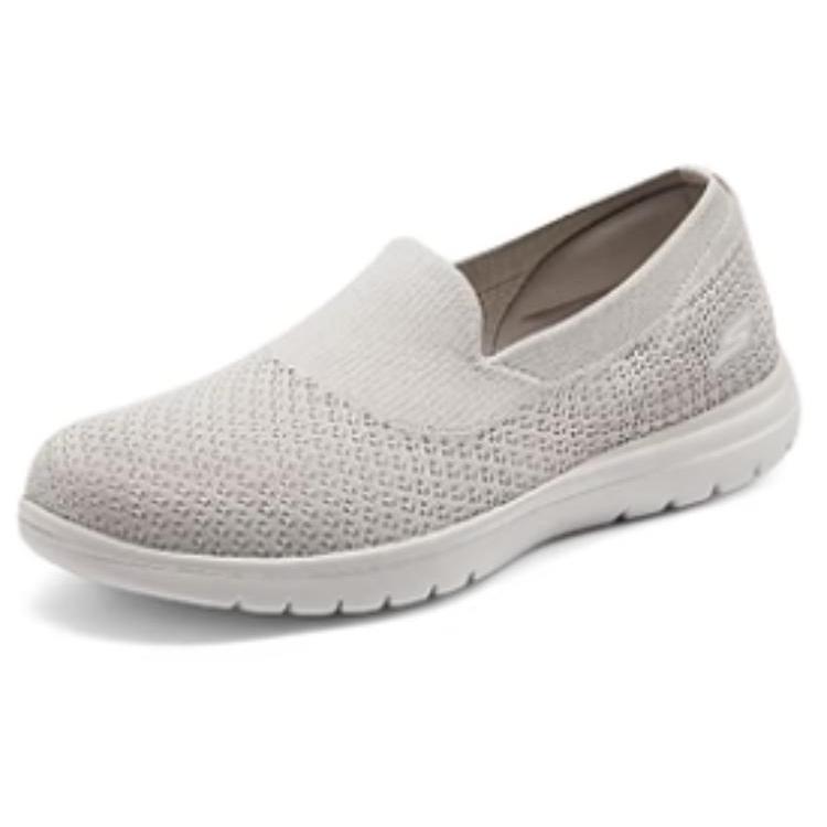 Skechers On The GO Fle Низкие Повседневные Кроссовки Женские Бежевые 138270-NAT