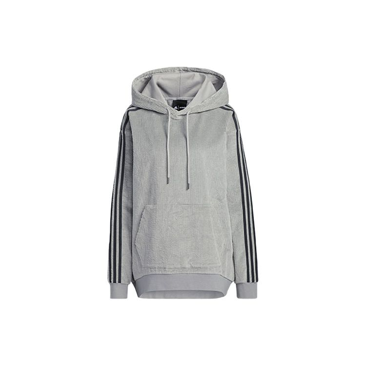 adidas Худи с полосками на боках Originals X Ivy Park, унисекс, серое, HG2520