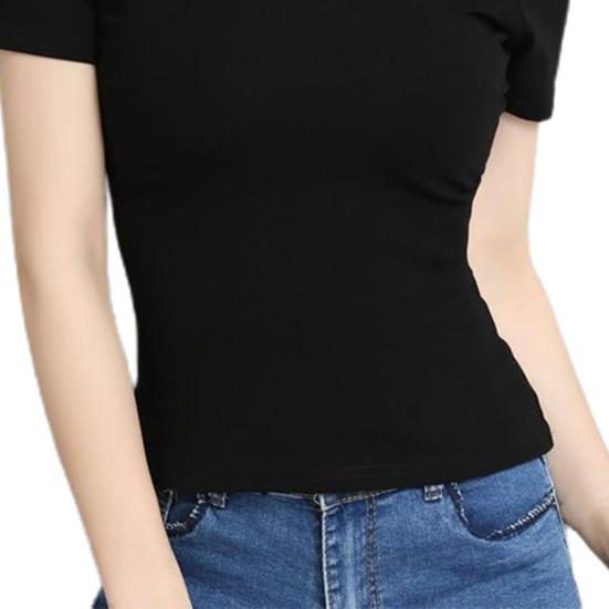 Женская футболка с открытыми плечами и короткими рукавами, летний однотонный тонкий пуловер, уличная одежда