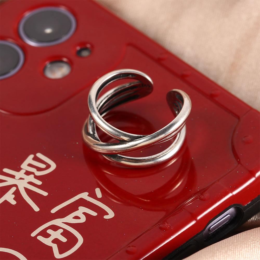 Women Girls Multilayer Cool Fashion Jewelry Adjustable Open Rings Finger Ring Party Accessories