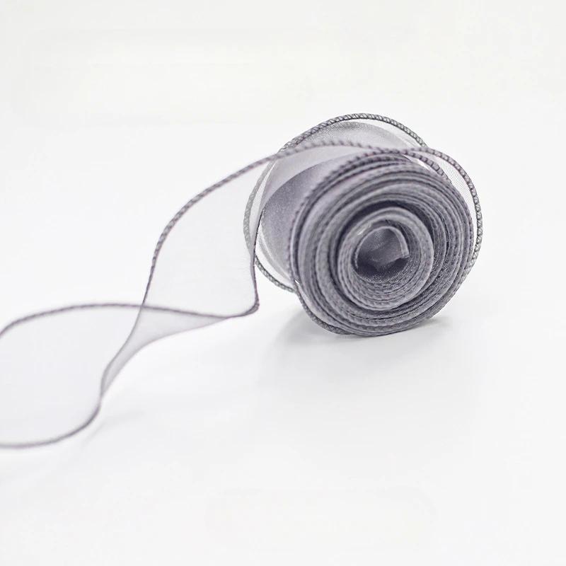 1 шт. 9 м/рулон шифоновая шелковая лента органза атлас для самостоятельного изготовления подарочной упаковки украшения свадебных букетов венков швейных принадлежностей