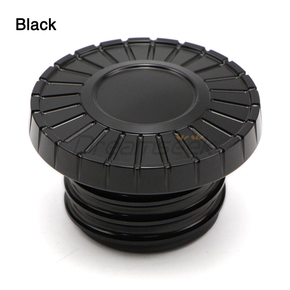Fuel Gas Tank Cap for Harley Dyna Fat Bob FXDF Touring Road King Motorcycle Fuel Oil Tank Cover Right-hand Thread Aluminum