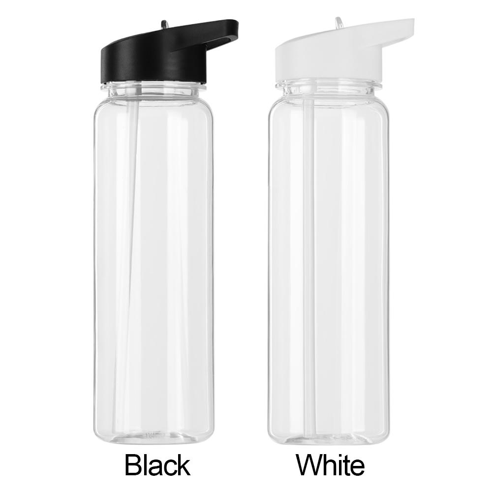 Прозрачная, не содержит БФА, с откидной соломинкой, герметичная бутылка-фляга для питья, спортивная бутылка для воды, спортивный стакан