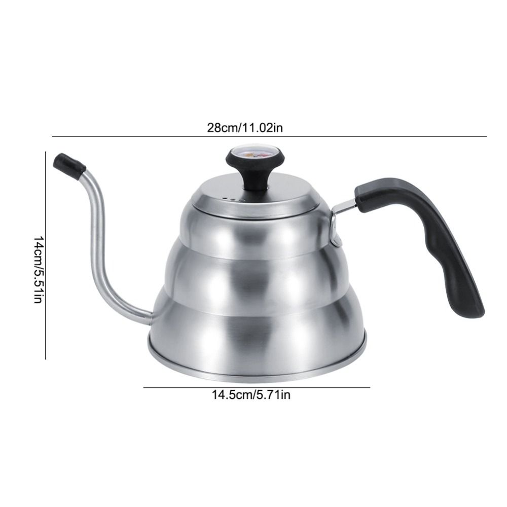 Gooseneck Spout Tea Pot Stainless Steel Coffee Kettle Gooseneck Coffee Kettle Coffee Brewing