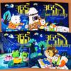 365 сказок на ночь: Крупные картинки и текст, издание с пиньинем для раннего развития и детского сада.