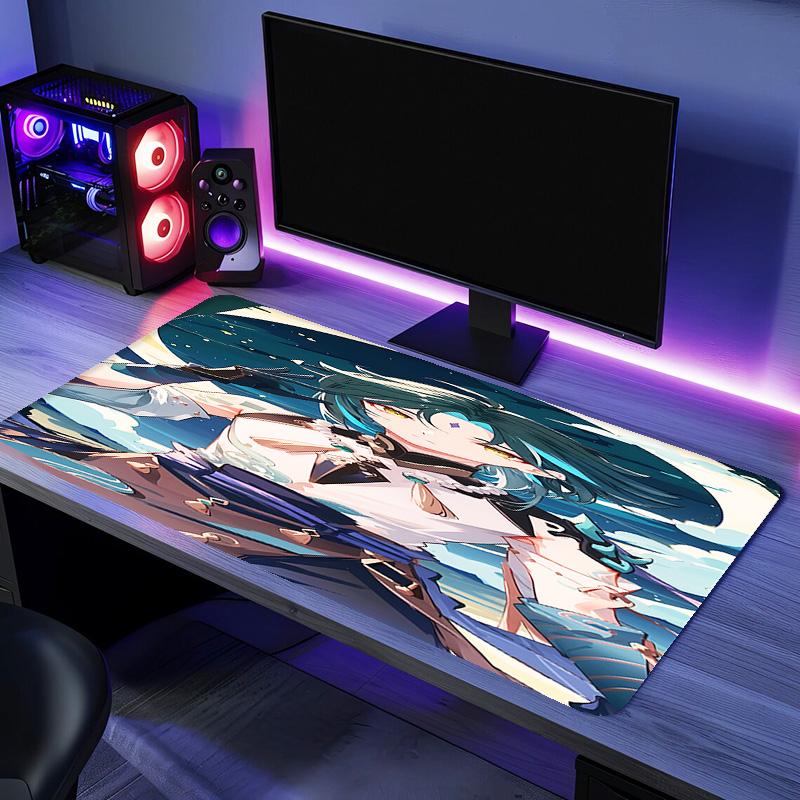 Genshin Impact characters6 Mouse Pad - Non-Slip Rubber Base, Smooth Surface for Work,Gaming,Office,And Home Use, Desk Mouse Pad