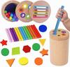 VCYCTO Детские игрушки Деревянные игрушки Развивающие игрушки Монтессори 0 1 2 3 4 года Мальчики Девочки Подарки на день рождения Рождество Популярные рейтинги развивающие игрушки