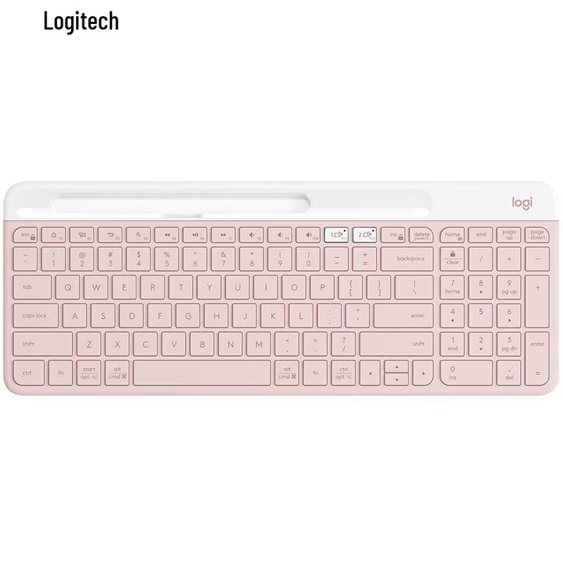 Беспроводная тонкая клавиатура Logitech K580 для нескольких устройств