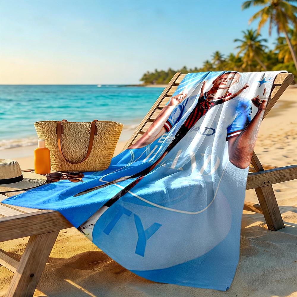 Haaland's Brilliant Performance Beach Towel Super Soft & Absorbent Comfortable Lightweight