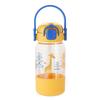 Water bottle Children's straw water cup Large capacity summer drop-proof plastic Portable high temperature resistant student kettle Cute double drink