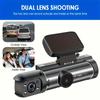 1080P Dual Camera Dash Cam For Cars With IR Night Vision, Loop Recording, And Wide Angle Lens - 3.16 Inch IPS Screen
